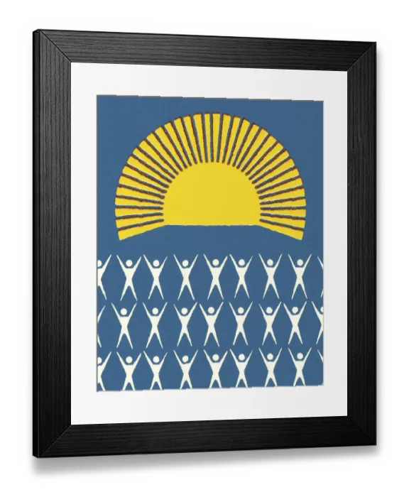 Framed Print : Sunshine and People Framed Print : Sunshine and People