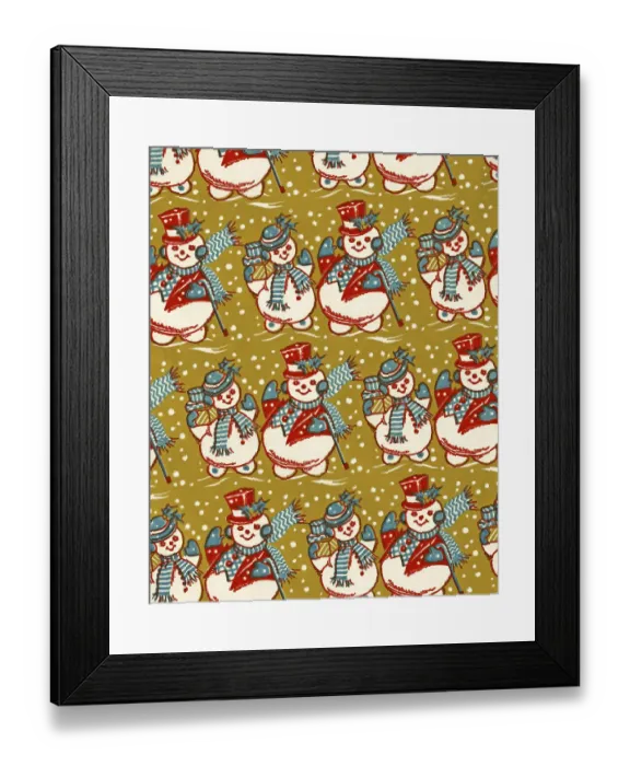 Framed Print : Christmas Pattern Framed Print : Christmas Pattern