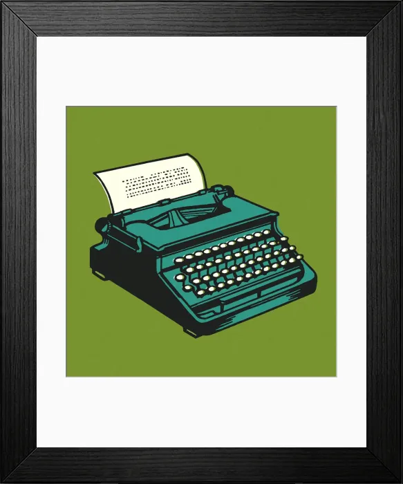 Framed Print : Typewriter Framed Print : Typewriter