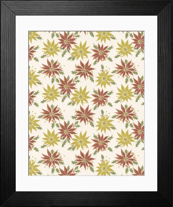 Framed Print : Floral Pattern Framed Print : Floral Pattern