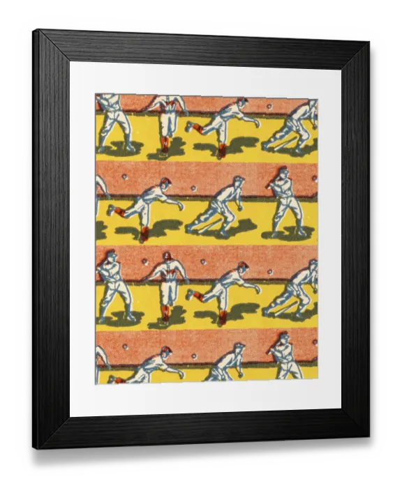 Framed Print : Baseball Players Framed Print : Baseball Players