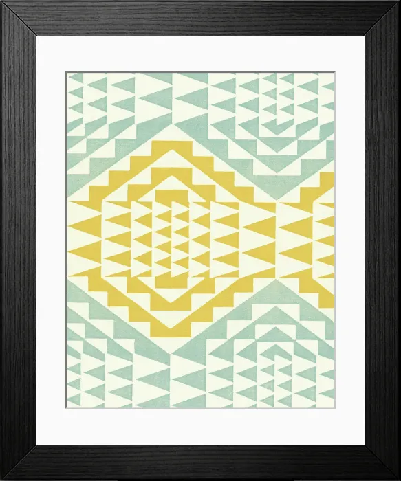 Framed Print : Geometric Pattern