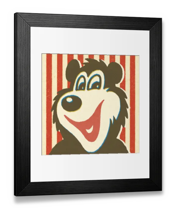 Framed Print : Bear Face Framed Print : Bear Face