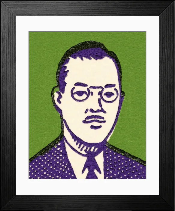 Framed Print : Portrait of a Man