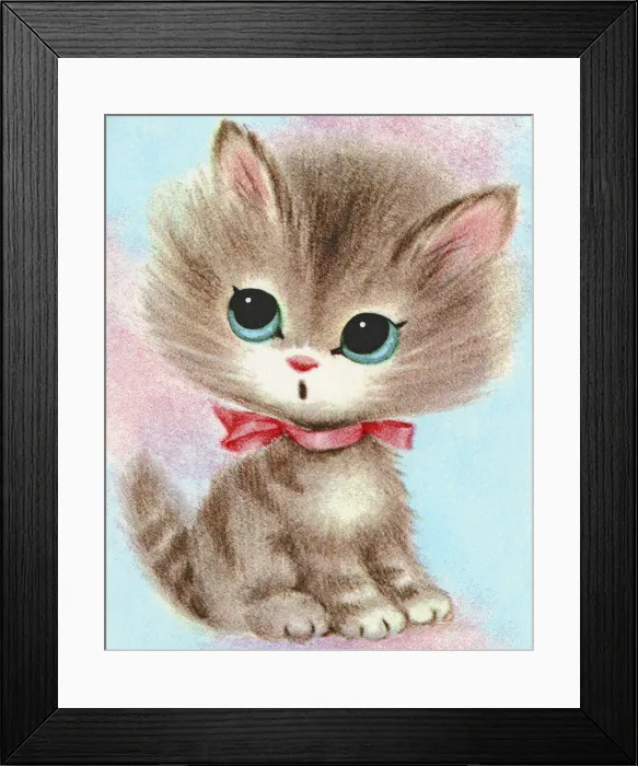 Framed Print : Kitten Framed Print : Kitten