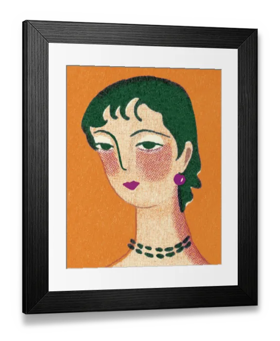 Framed Print : Portrait of a Woman Framed Print : Portrait of a Woman