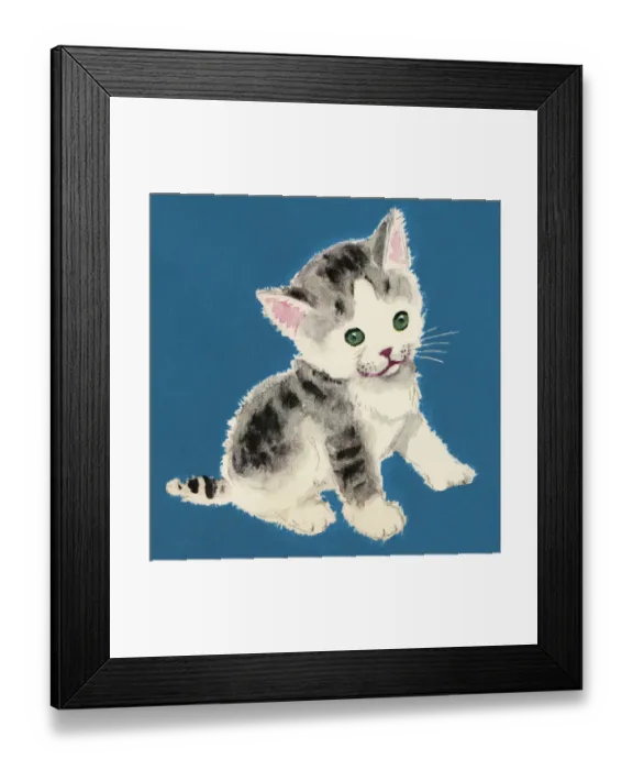 Framed Print : Kitten Framed Print : Kitten