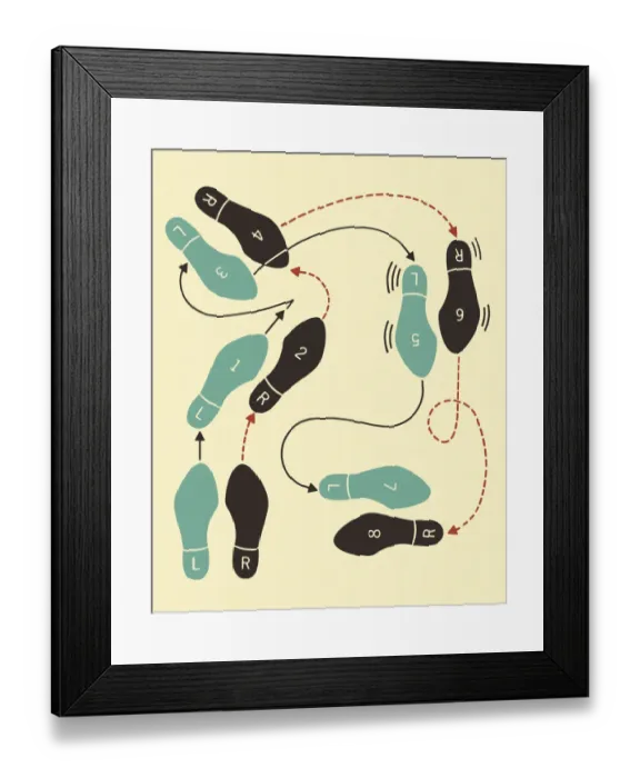 Framed Print : Dance Steps Framed Print : Dance Steps