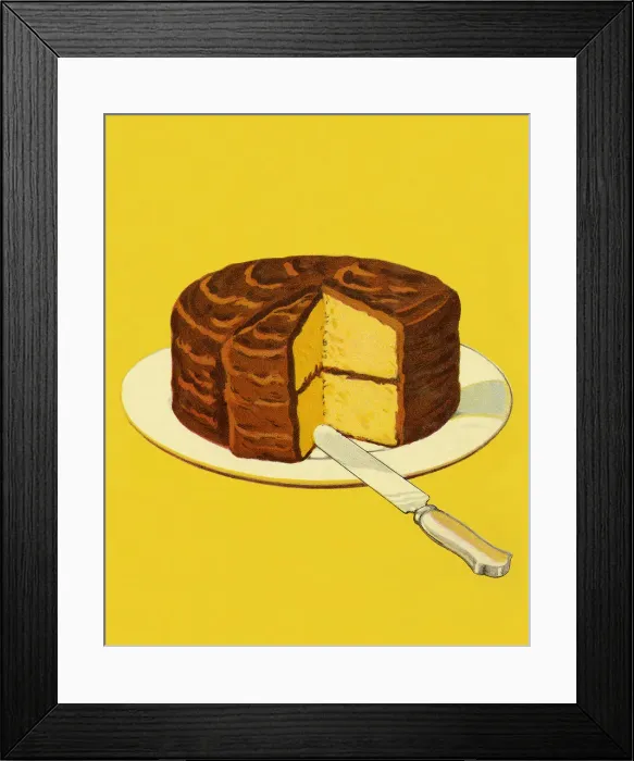 Framed Print : Layered Cake Framed Print : Layered Cake