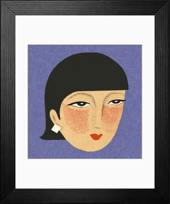 Framed Print : Portrait of a Woman Framed Print : Portrait of a Woman