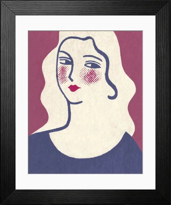 Framed Print : Portrait of a Woman Framed Print : Portrait of a Woman