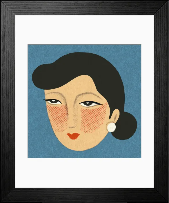 Framed Print : Portrait of a Woman Framed Print : Portrait of a Woman