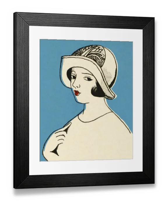 Framed Print : Portrait of a Woman Framed Print : Portrait of a Woman