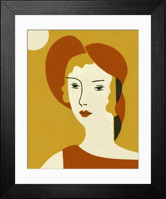 Framed Print : Portrait of a Woman Framed Print : Portrait of a Woman