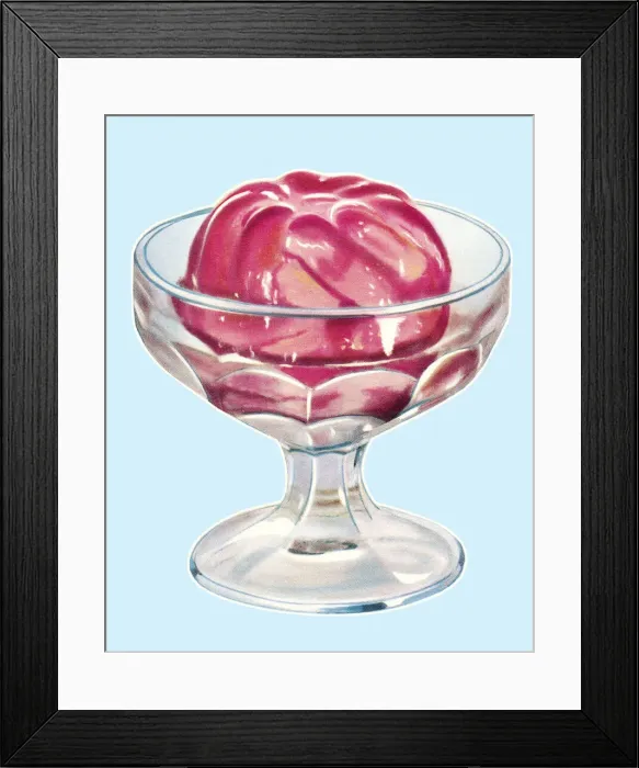 Framed Print : Dessert Bowl Framed Print : Dessert Bowl