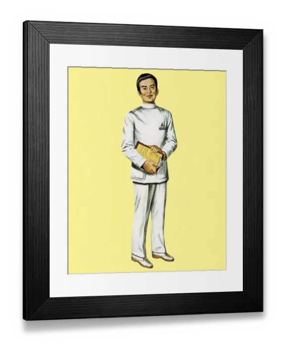 Framed Print : Doctor Holding a Clipboard Framed Print : Doctor Holding a Clipboard