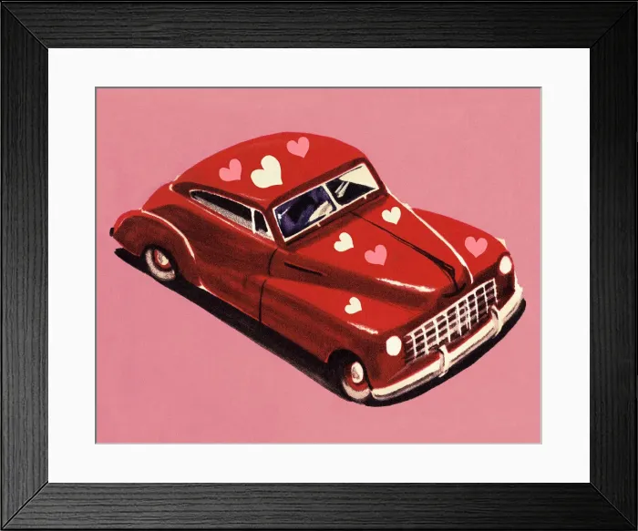 Framed Print : Red Car Framed Print : Red Car