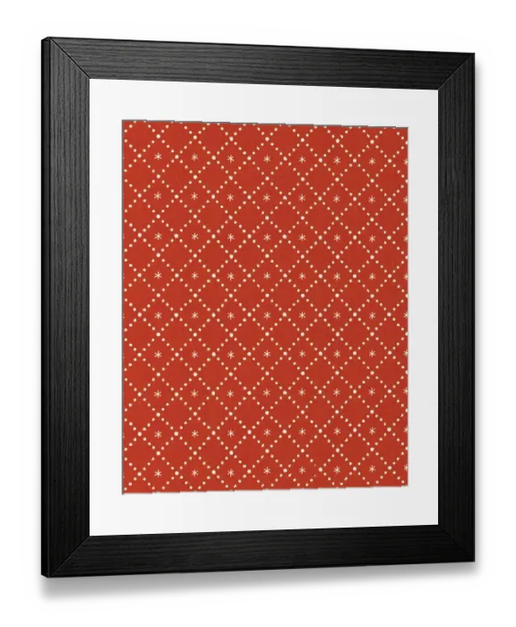 Framed Print : Red Pattern Framed Print : Red Pattern