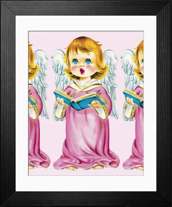 Framed Print : Angel Singing Framed Print : Angel Singing