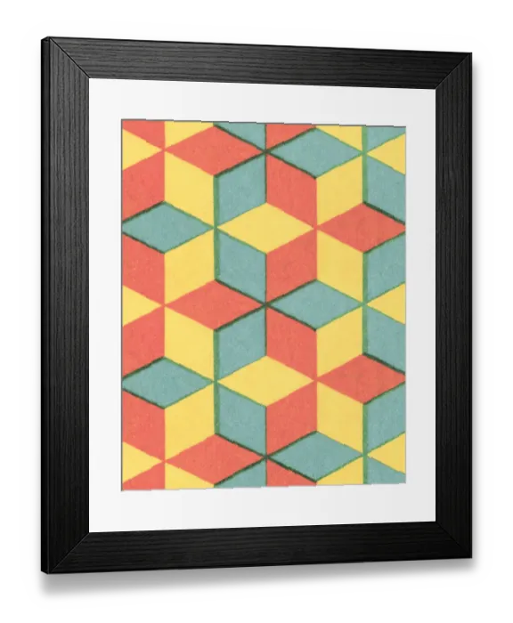 Framed Print : Geometric Pattern Framed Print : Geometric Pattern
