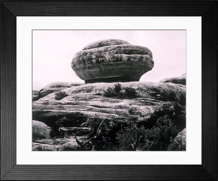 Framed Print : Rock shaped like hamburger Framed Print : Rock shaped like hamburger