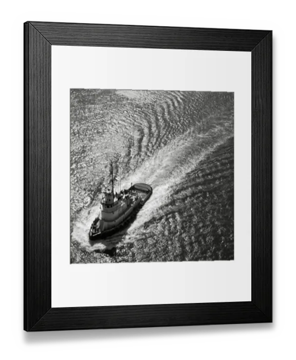 Framed Print : Tugboat in water Framed Print : Tugboat in water