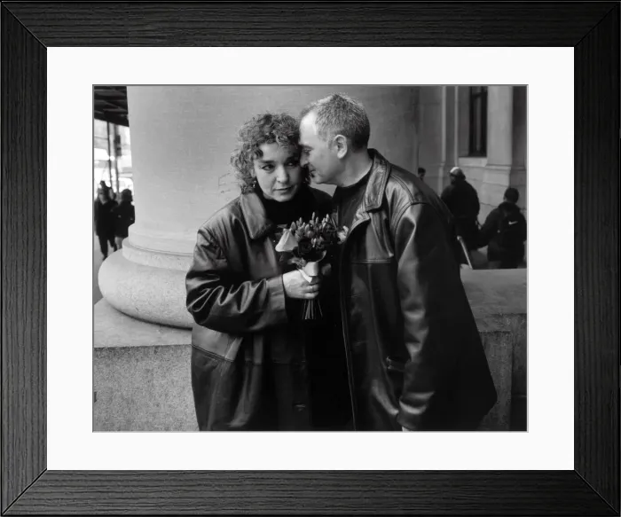 Framed Print : Urban couple Framed Print : Urban couple