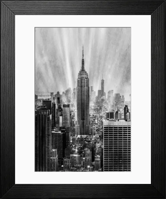 Framed Print : Empire State Building Framed Print : Empire State Building
