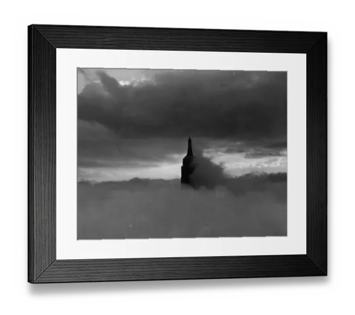 Framed Print : The Foggy Big Apple