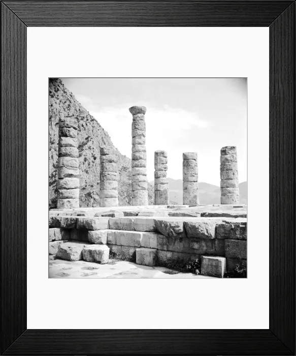 Framed Print : Ruins At Delphi Framed Print : Ruins At Delphi