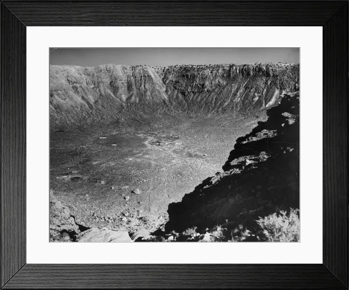 Framed Print : Meteor Crater Framed Print : Meteor Crater