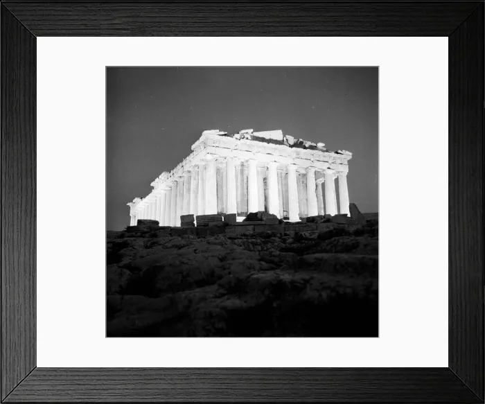 Framed Print : Floodlit Parthenon Framed Print : Floodlit Parthenon
