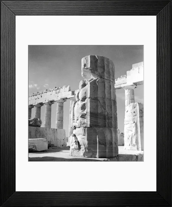 Framed Print : Parthenon Pillar Framed Print : Parthenon Pillar