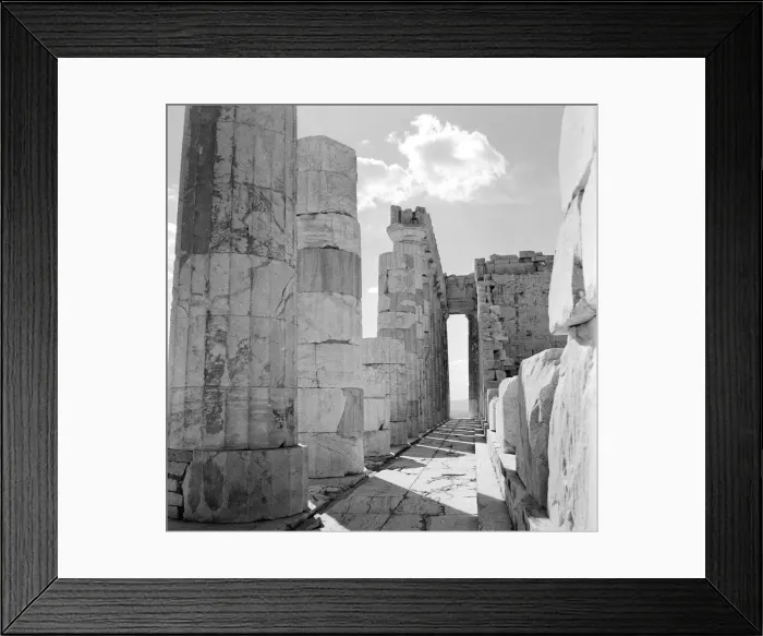 Framed Print : Inside The Parthenon