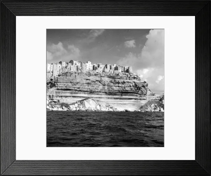 Framed Print : Cliff Top Town Framed Print : Cliff Top Town