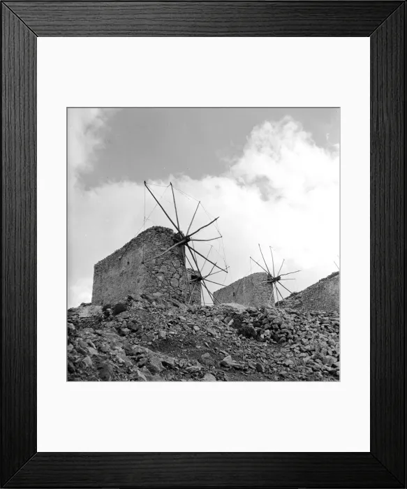 Framed Print : Cretan Windmills Framed Print : Cretan Windmills