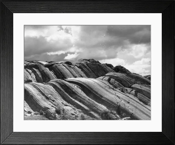 Framed Print : Rock Formation