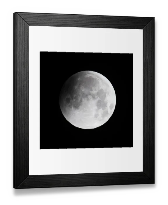 Framed Print : Total eclipse of the moon Framed Print : Total eclipse of the moon