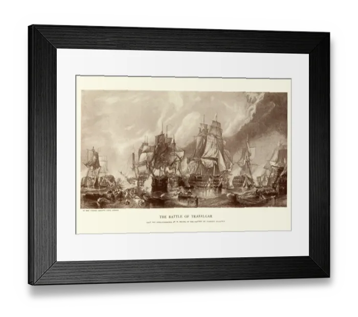 Framed Print : Battle of Trafalgar Framed Print : Battle of Trafalgar
