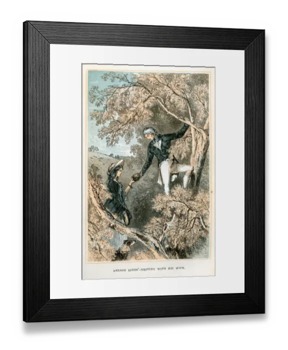 Framed Print : Admiral Nelson and his Wife Framed Print : Admiral Nelson and his Wife