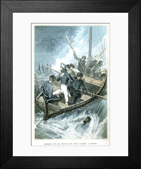 Framed Print : Nelson in a storm Framed Print : Nelson in a storm