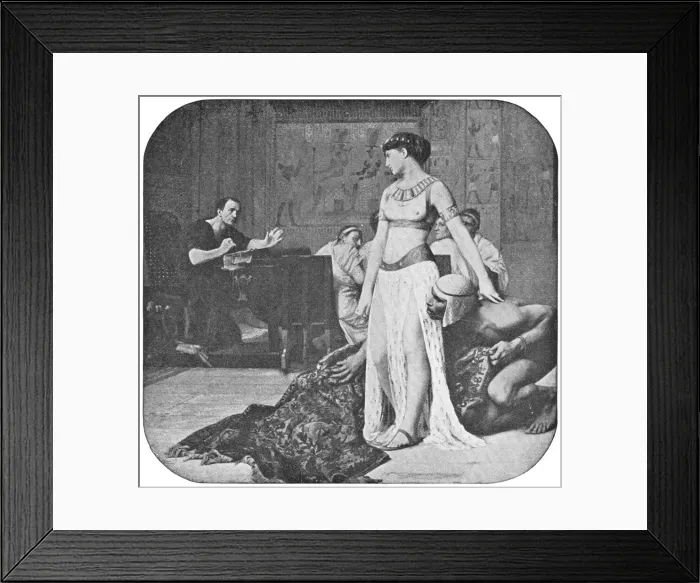 Framed Print : Cleopatra and Caesar by Jean-LA©on GA©rA┼¢me Framed Print : Cleopatra and Caesar by Jean-LA©on GA©rA┼¢me