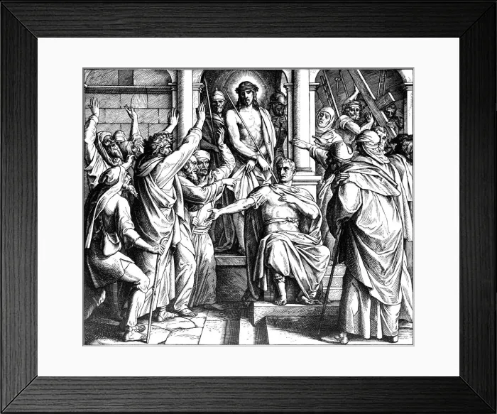 Framed Print : Jesus Before Pilate Framed Print : Jesus Before Pilate