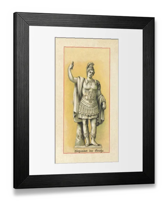 Framed Print : Alexander the Great 356 - 323 illustration Framed Print : Alexander the Great 356 - 323 illustration