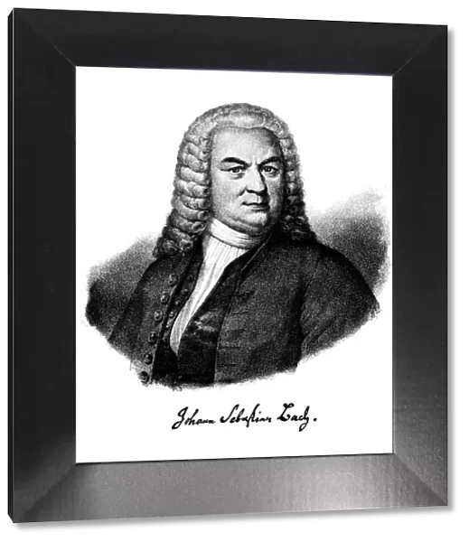 Portrait of Johann Sebastian Bach (31 March 1685 - 28 July 1750