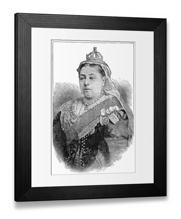 Framed Print : Victoria I, Queen of England - 19th Century Framed Print : Victoria I, Queen of England - 19th Century