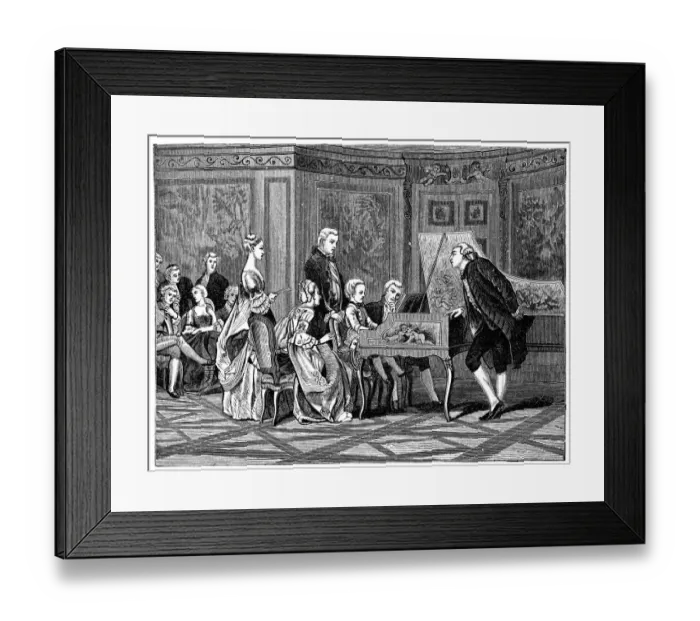 Framed Print : Young Mozart by Gustave Boulanger - 19th Century Framed Print : Young Mozart by Gustave Boulanger - 19th Century