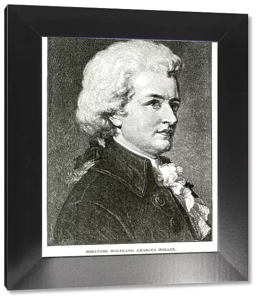 Wolfgang Amadeus Mozart engraving