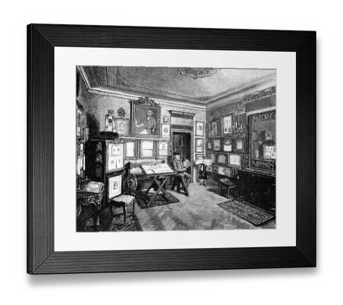 Framed Print : Vienna Manuscripts Archive, Mozart Room Framed Print : Vienna Manuscripts Archive, Mozart Room
