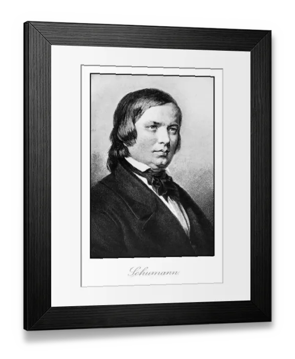 Framed Print : Schumann engraving Framed Print : Schumann engraving